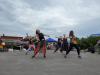 Angel Kelly and friends joyfully danced at the Cook County PRIDE Rally 06-26-21 Photo by Rhonda Silence